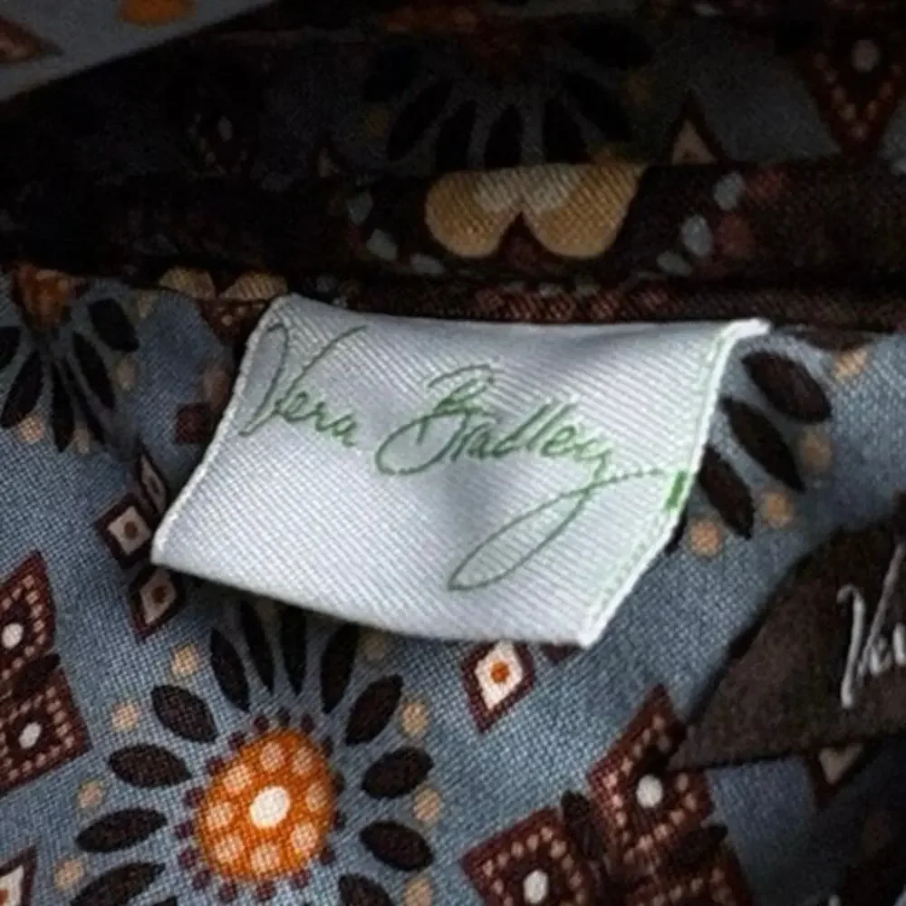 Vera Bradley Laptop Quilted Travel Bag Canyon Floral Brown Retired
